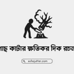 গাছ কাটার ক্ষতিকর দিক রচনা