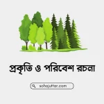প্রকৃতি ও পরিবেশ রচনা
